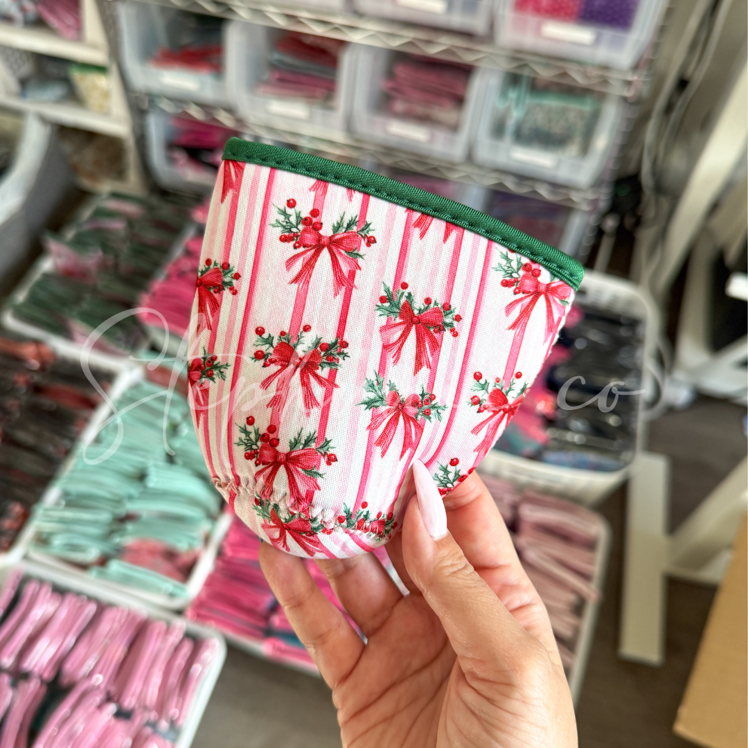 Red Coquette Christmas - Cup Sleeve