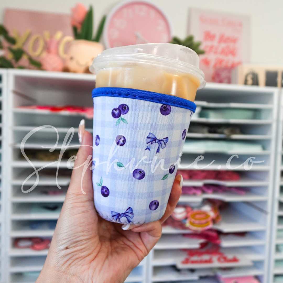 Blueberry bows - Cup Sleeve