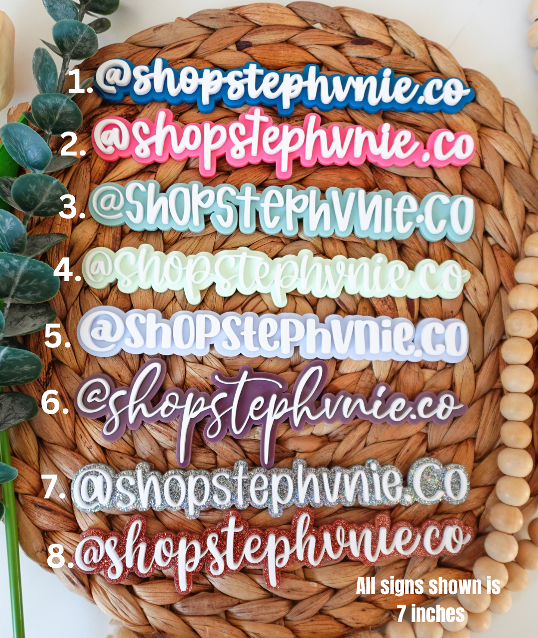 Business/Name Watermark - Acrylic