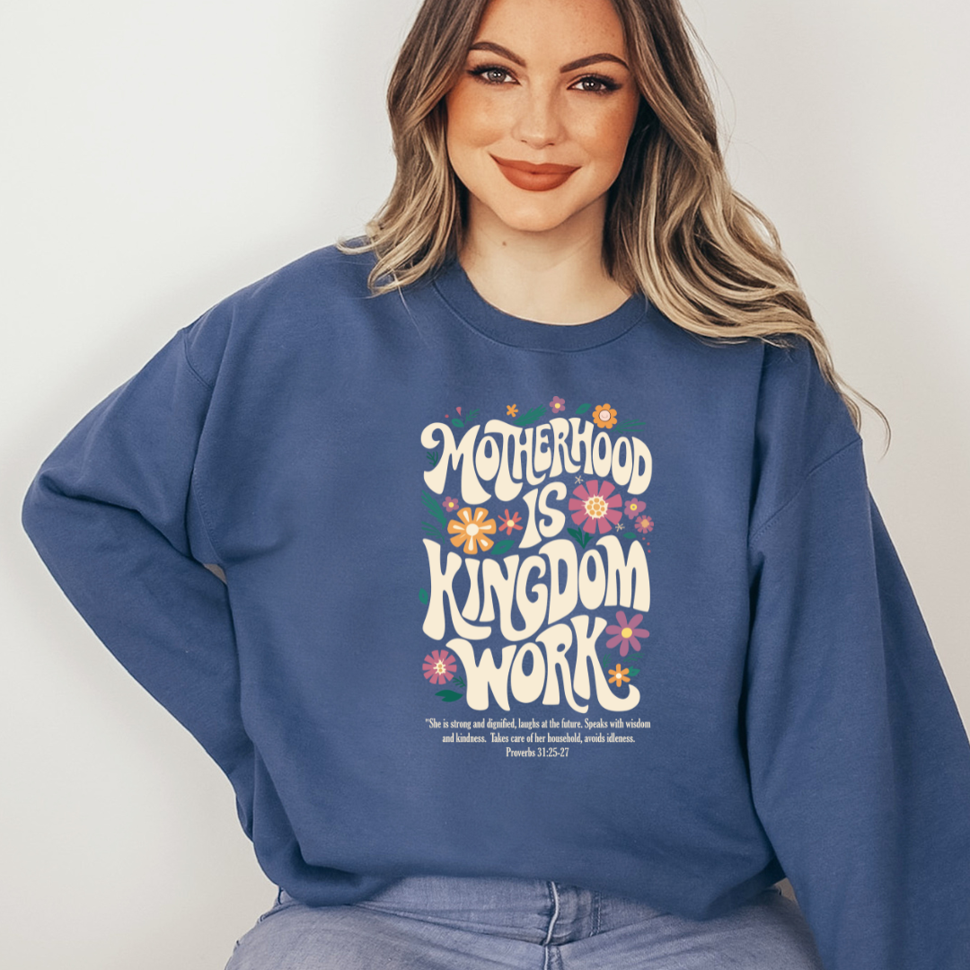 Motherhood is Kingdom Work - Full Color Transfer