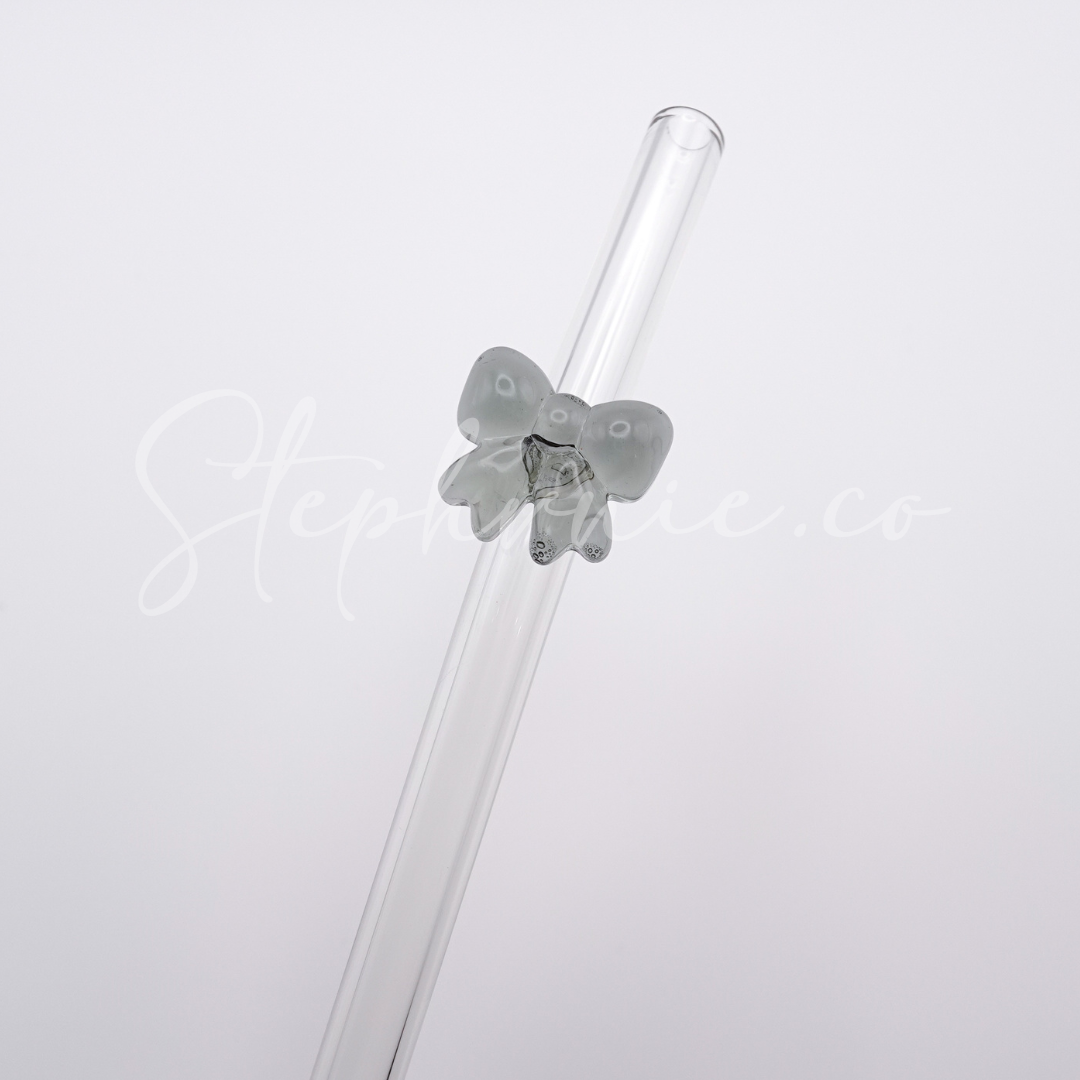 Bow Bent Glass Straw - Reusable