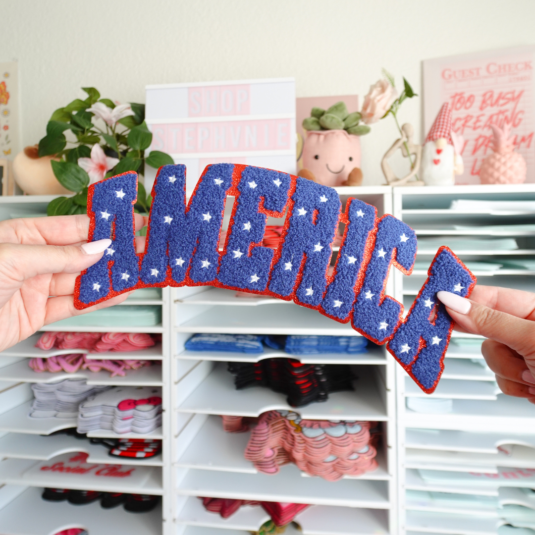 America - Chenille Patch