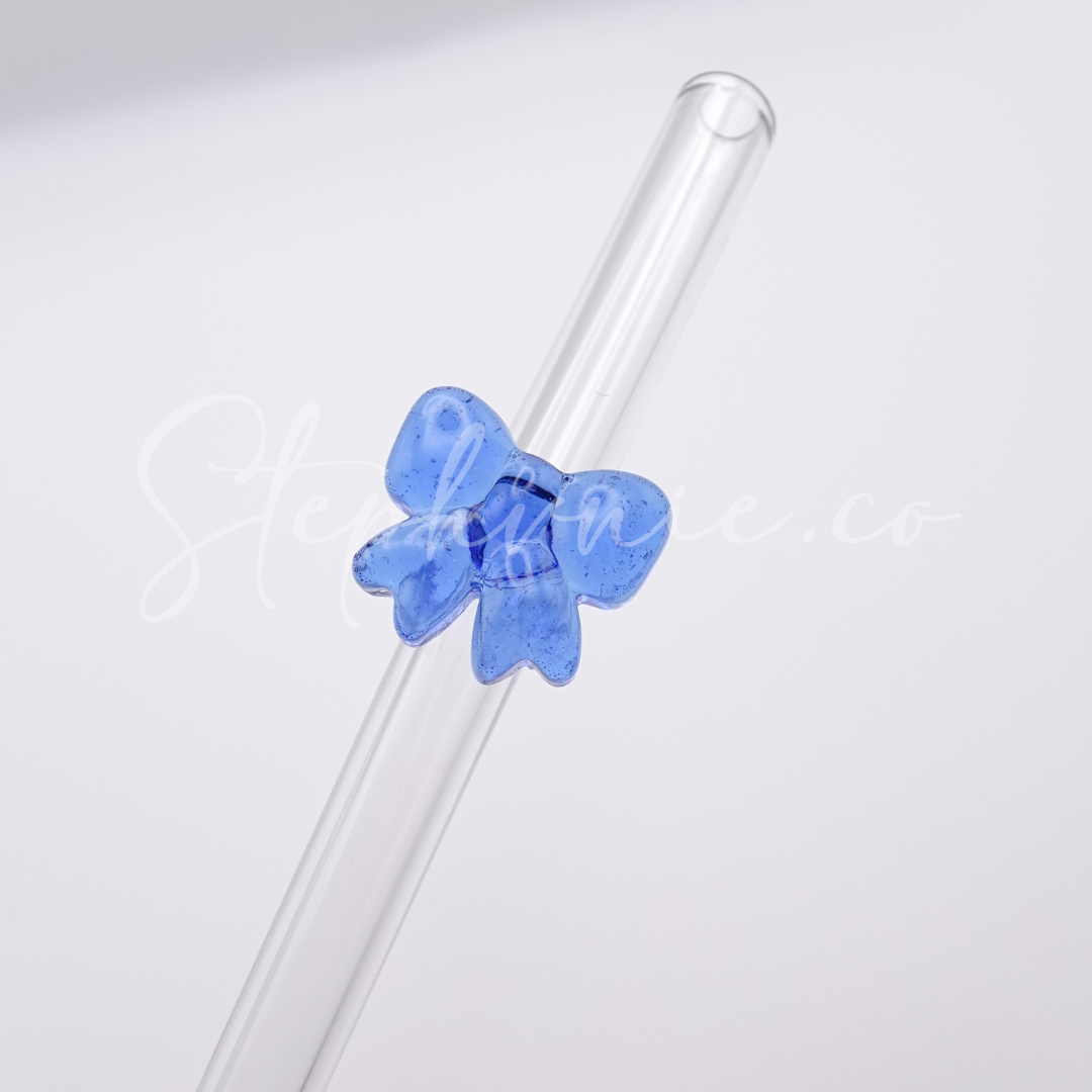 Bow Bent Glass Straw - Reusable