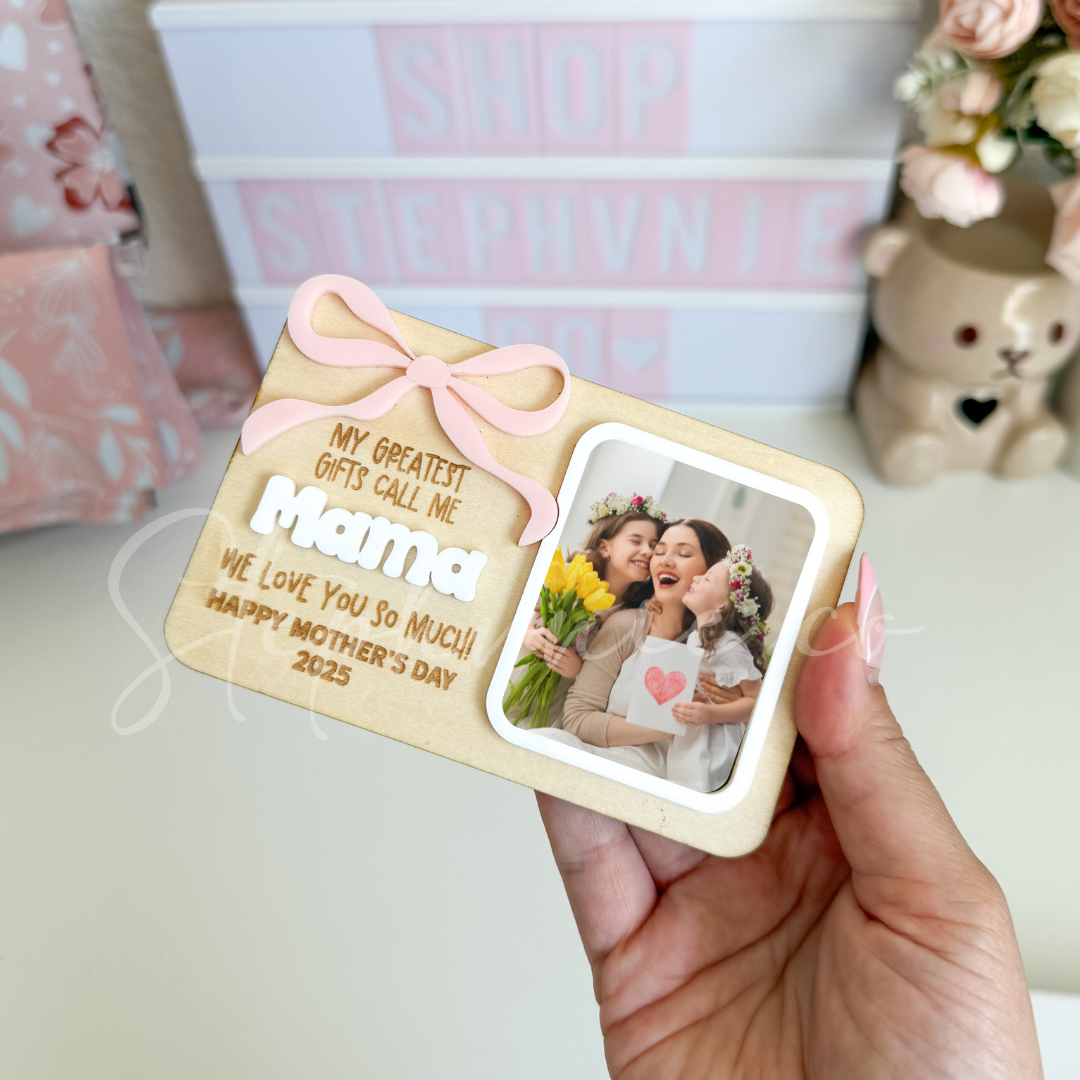 Customized Mama Wooden Frame