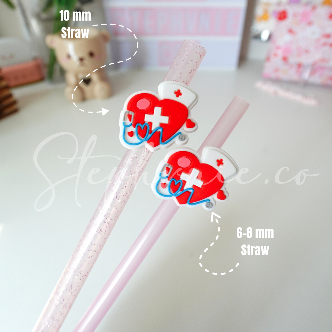 Health Care Love - Straw Charm