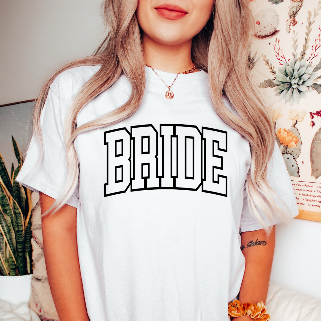Bride - One Color Screen Print Transfer