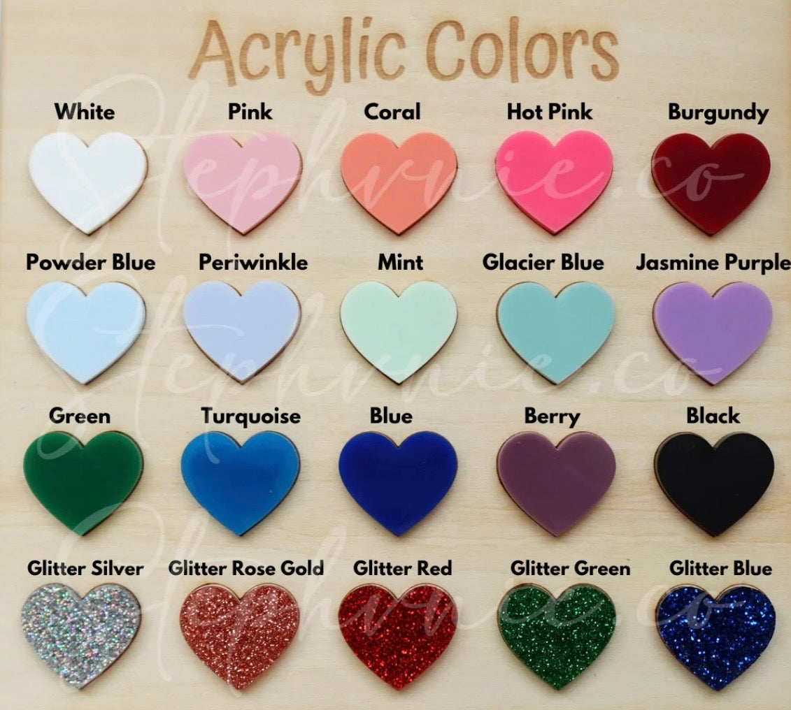 Customized Acrylic Name