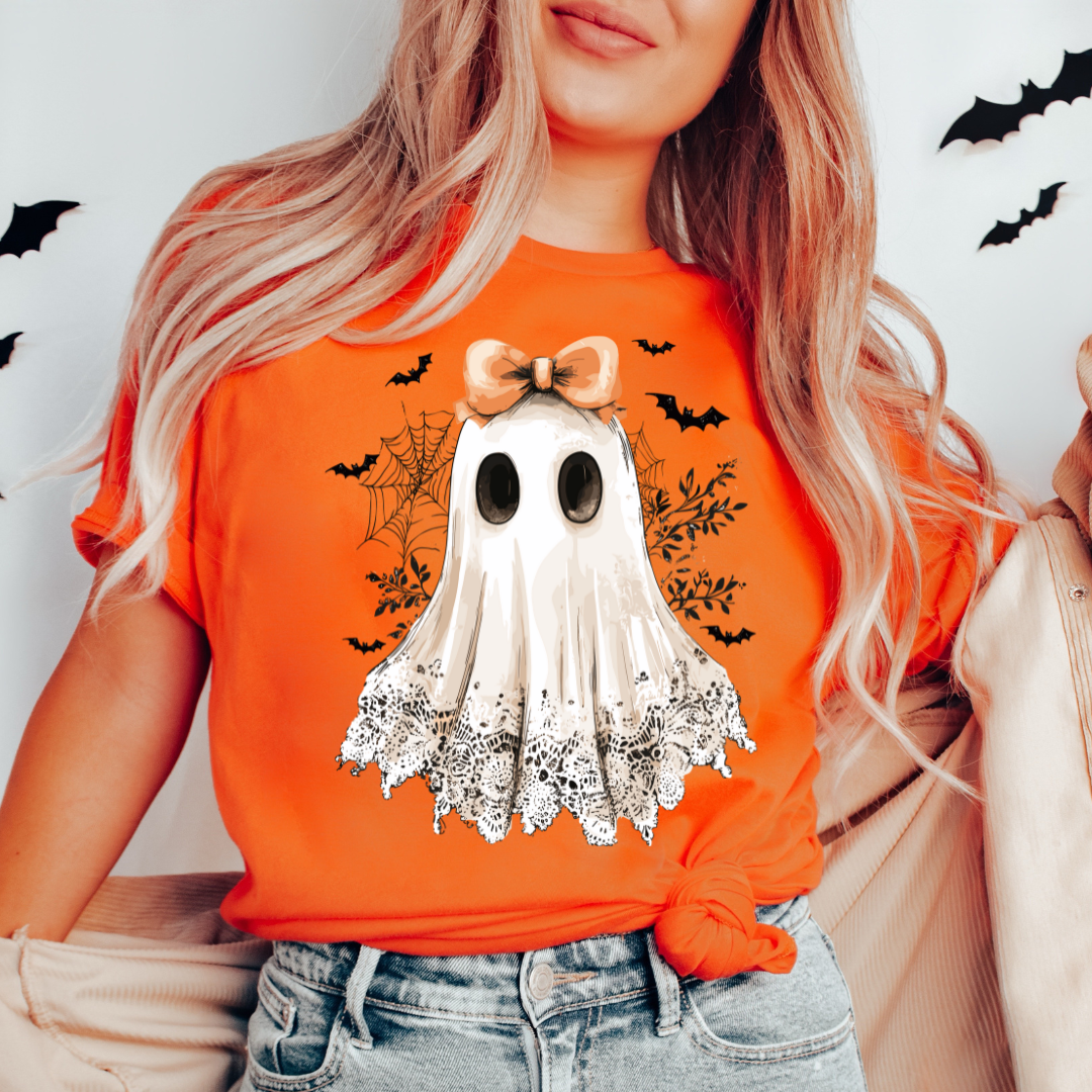 Ghost with Bow - Full Color Transfer