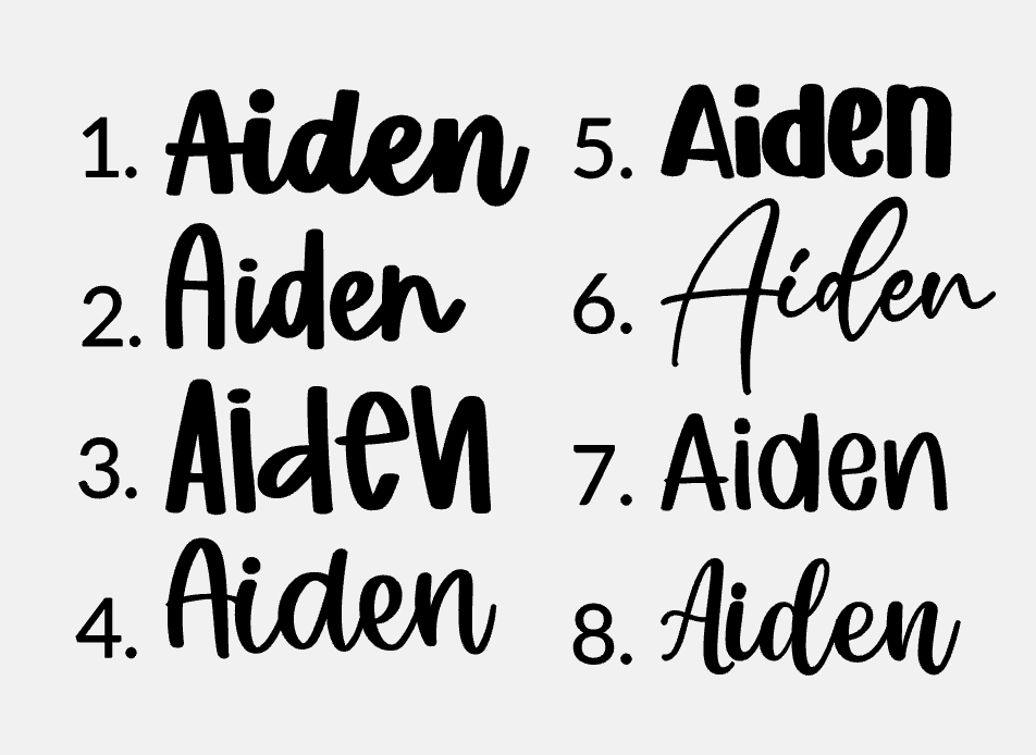 Birth Name Announcement