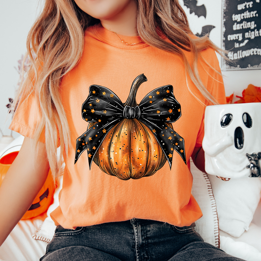 Coquette Pumpkin - Full Color DTF Transfer