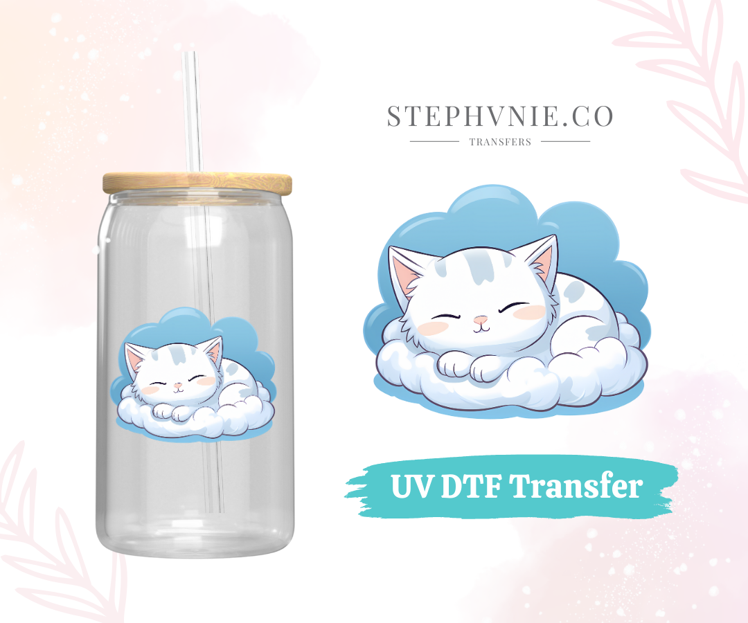 Kitties - UV DTF Decal (Clear film)