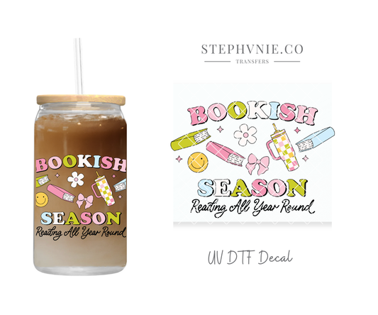 Bookish Season - UV DTF Decal