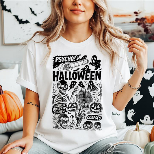 Psycho Halloween - One Color Transfer