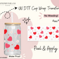 Heart Lollipops - 16oz Cup Wrap (Clear Film)