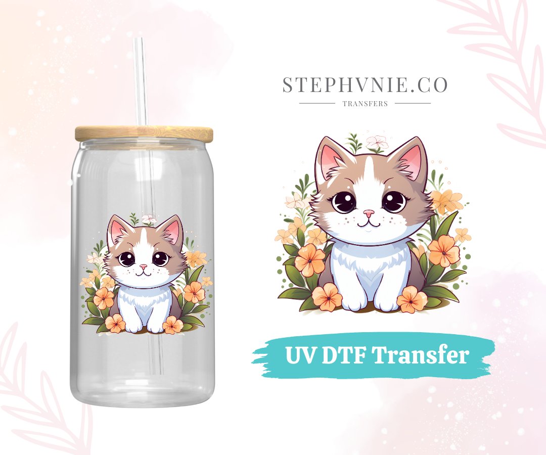 Kitties - UV DTF Decal (Clear film)