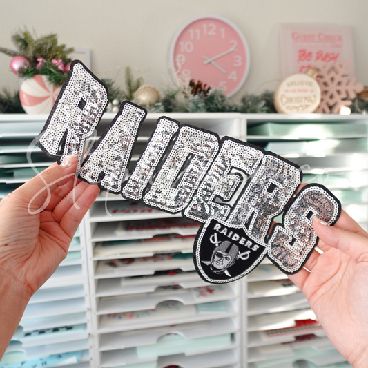 Raiders - Sequin Patch