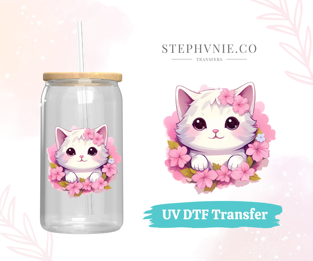 Kitties - UV DTF Decal (Clear film)