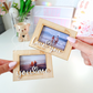 Customized Valentine's Day Wooden Photo Magnet 2x3"