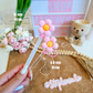 Pink Daisy - Straw Toppers