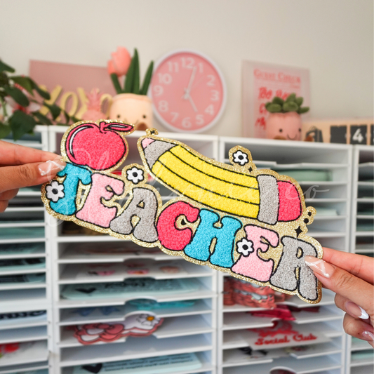 Teacher -  Chenille Patch