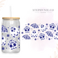 Dia de los Muertos Talavera - 16oz Cup Wrap (Clear Film)