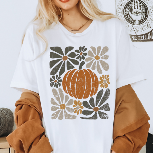 Fall Pumpkin - Full Color Transfer
