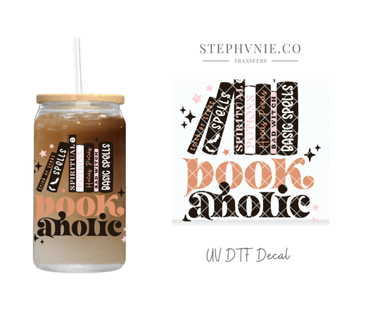 Spooky Bookaholic - UV DTF Decal