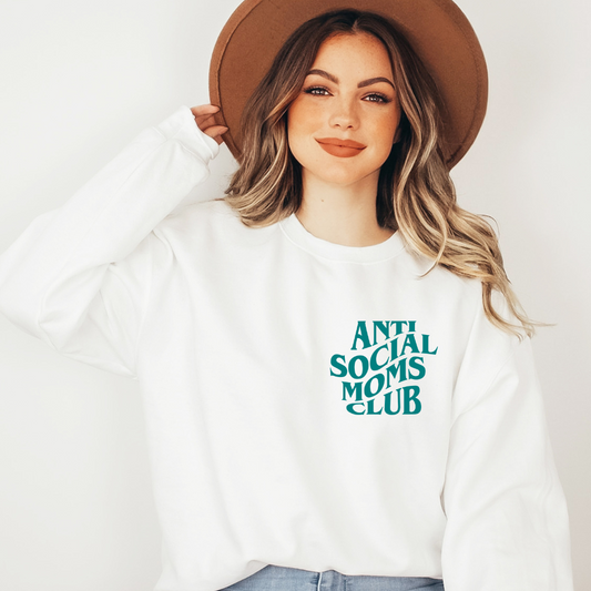 Anti Social Moms Club (Pocket) - One Color Transfer