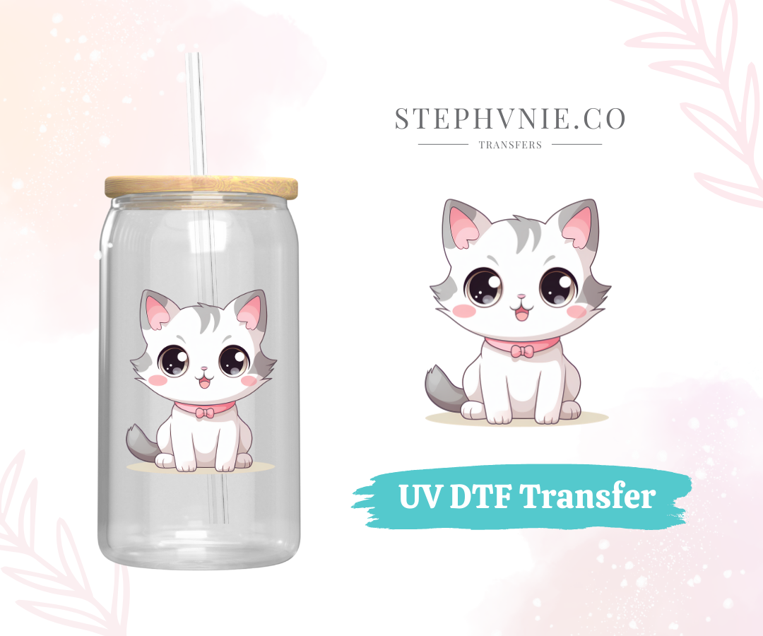 Kitties - UV DTF Decal (Clear film)