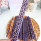 Leopard Print - Color Changing Reusable Plastic Straw - 9 Inch