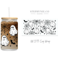 Ghost finger- 16oz UV DTF Cup Wrap