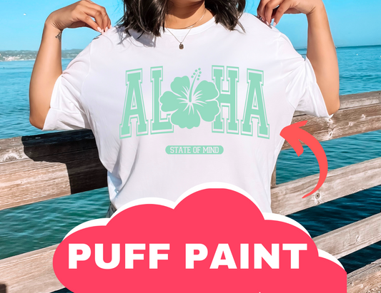 Aloha - PUFF One Color Transfer