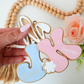 Bunny Letter Name Tags - Acrylic
