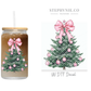 Pink Bow X-mas Tree - UV DTF Decal