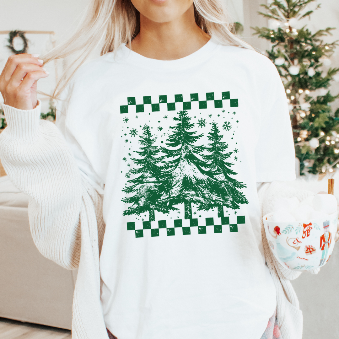 Christmas Trees - One Color Transfer