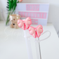 Pink Bow Coquette - Straw Toppers