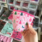 Pink Bow Christmas Trees - Cup Sleeve