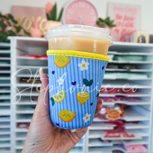 Lemon Flowers - Cup Sleeve