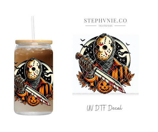 Halloween J - UV DTF Decal