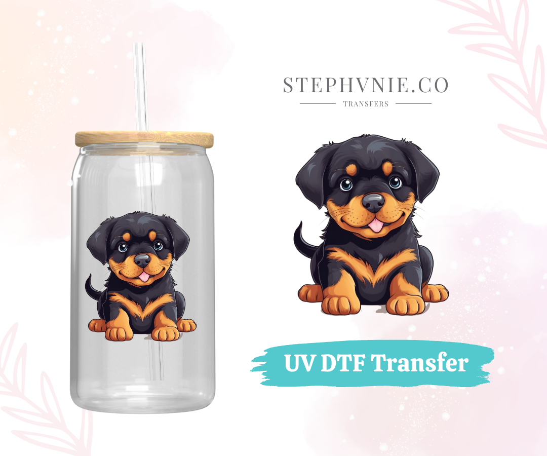 Doggies - UV DTF Decal (Clear film)