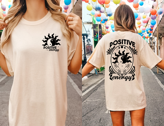 Positive Energy Front & Back Bundle - One Color Transfer