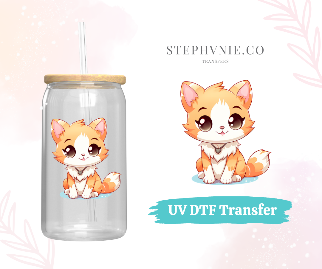 Kitties - UV DTF Decal (Clear film)