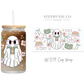 Ghostie Book Lover - 16oz UV DTF Cup Wrap