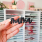 Mama (black) - Embroidered Patch