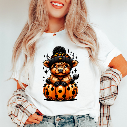 Pumpkin Cow - Full Color Transfer