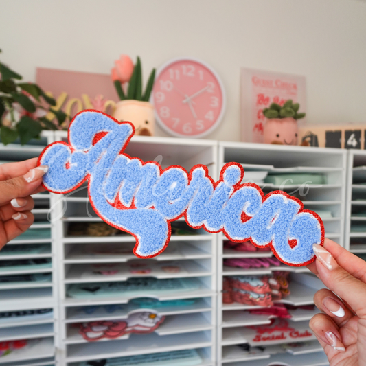 America -  Chenille Patch
