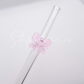 Bow Bent Glass Straw - Reusable