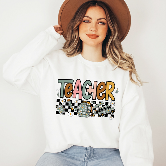 Teacher Boho - Full Color Transfer