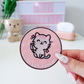 Pink Kitty - Embroidered Patch