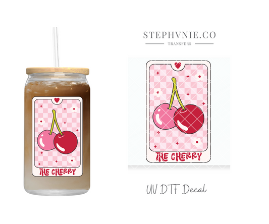 The Cherry Card - UV DTF Decal